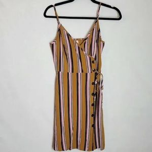 Xhiliration XXL Striped Mini Dress